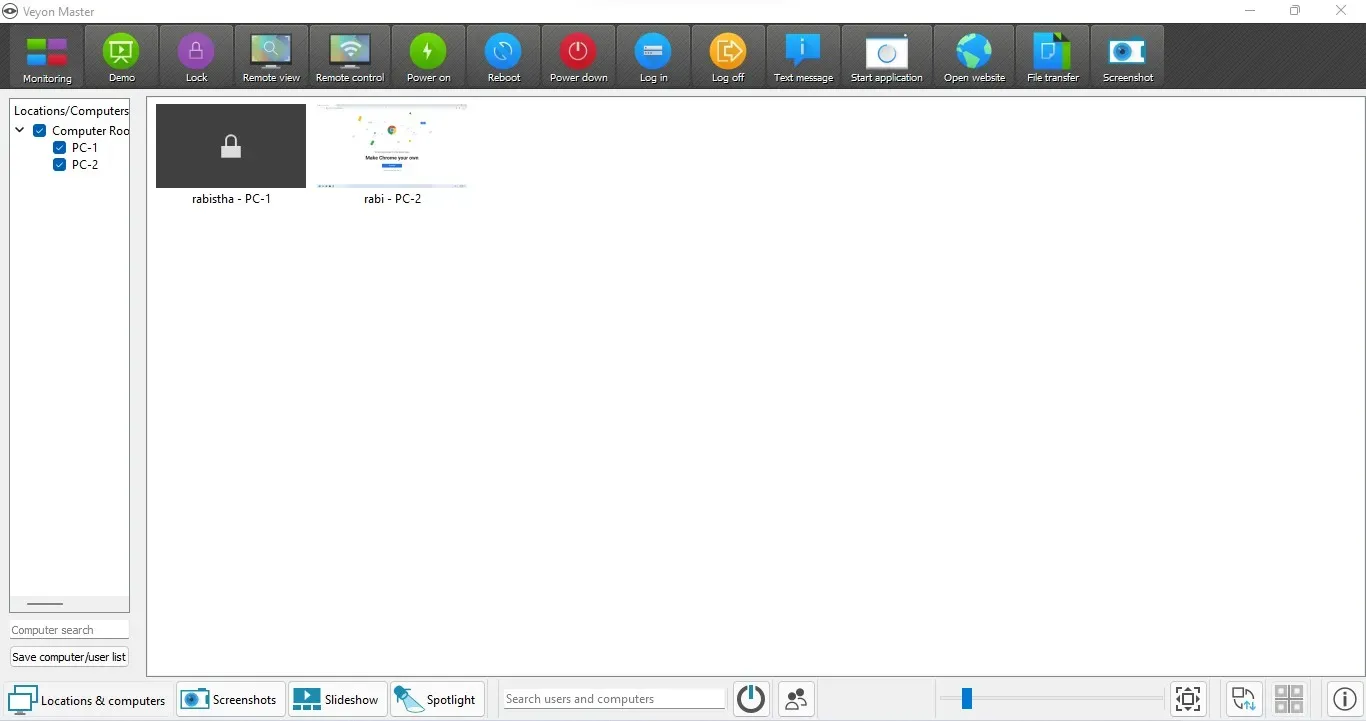 Veyon ASTER workplace locked Veyon ASTER workplace locked