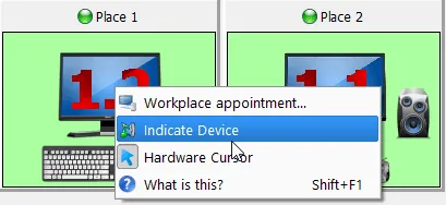 Indicate monitors Indicate monitors