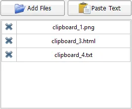  Here you can add additional files to the technical report